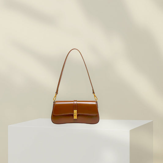 Mini Leather Shoulder Bag – Sleek, Structured & Effortlessly Chic