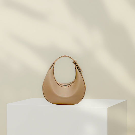 Balora Luna Mini – Soft Crescent Bag with Sleek Finish